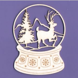 Tekturka Crafty Moly Śnieżna kula z widokiem G4